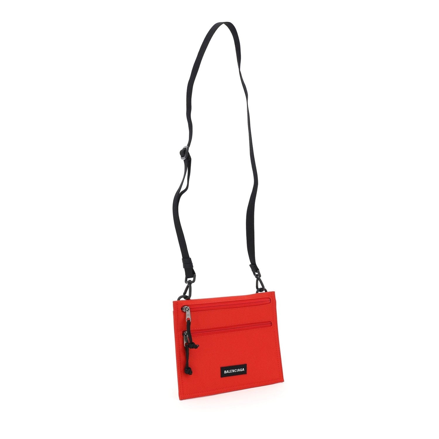 Balenciaga Explorer Pouch: Bold Red Style & Practical Design