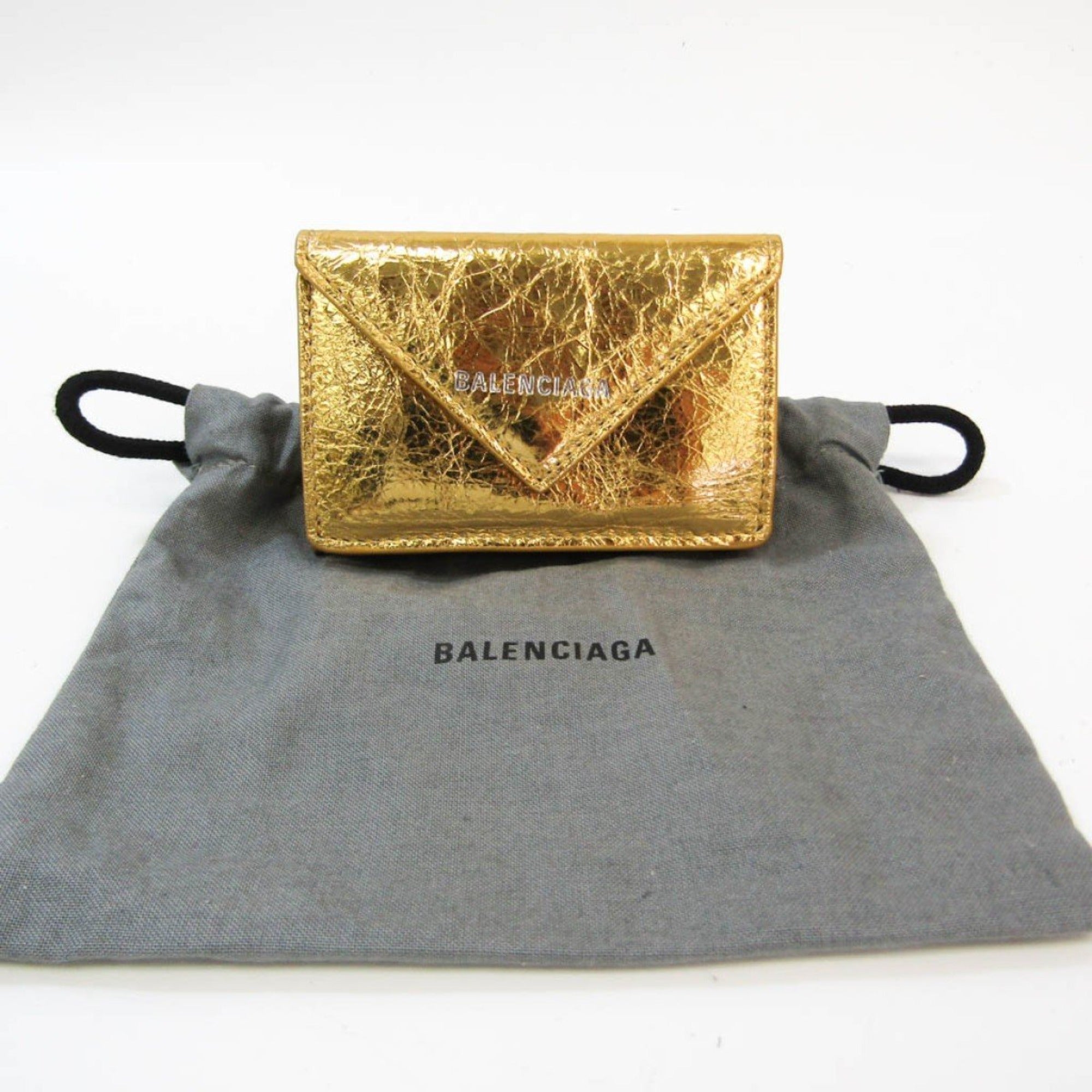 Balenciaga Papier Gold Wallet: Luxurious, Chic & Practical Accessory