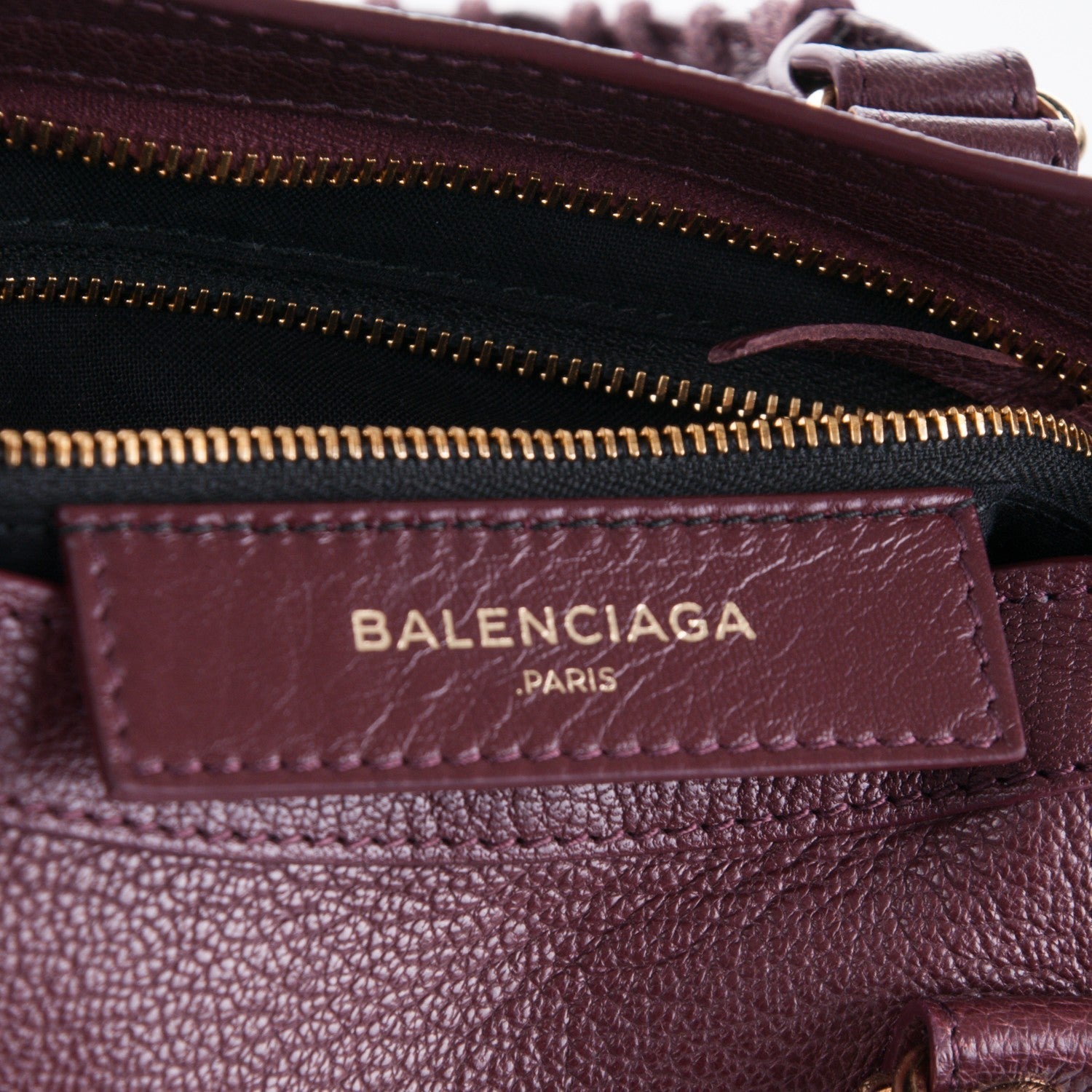 Balenciaga Bag - Prune Purple Leather Shoulder Bag | Stylish & Chic