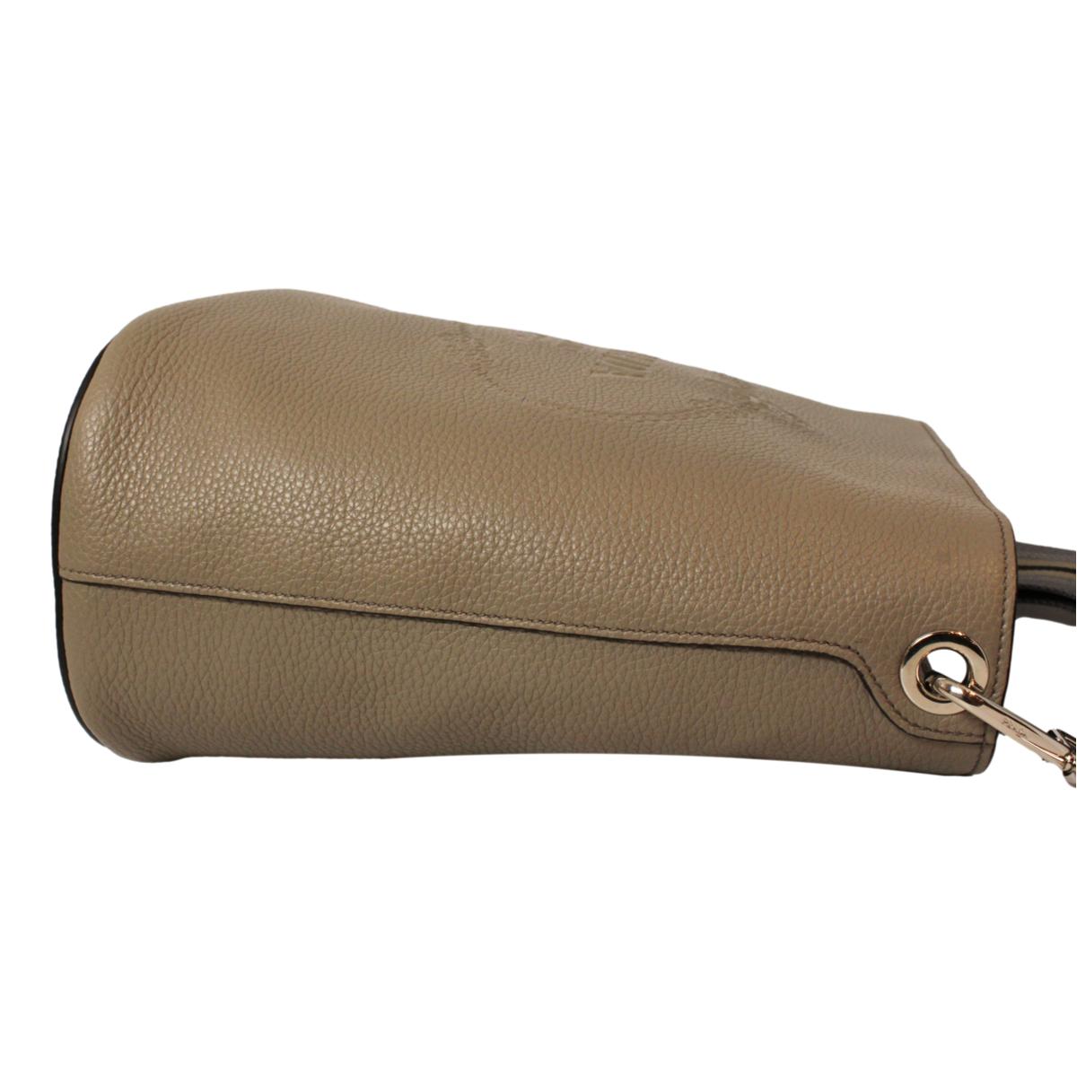 Grey Leather Bucket Bag | Stylish & Versatile | Prada Luxury Accessory