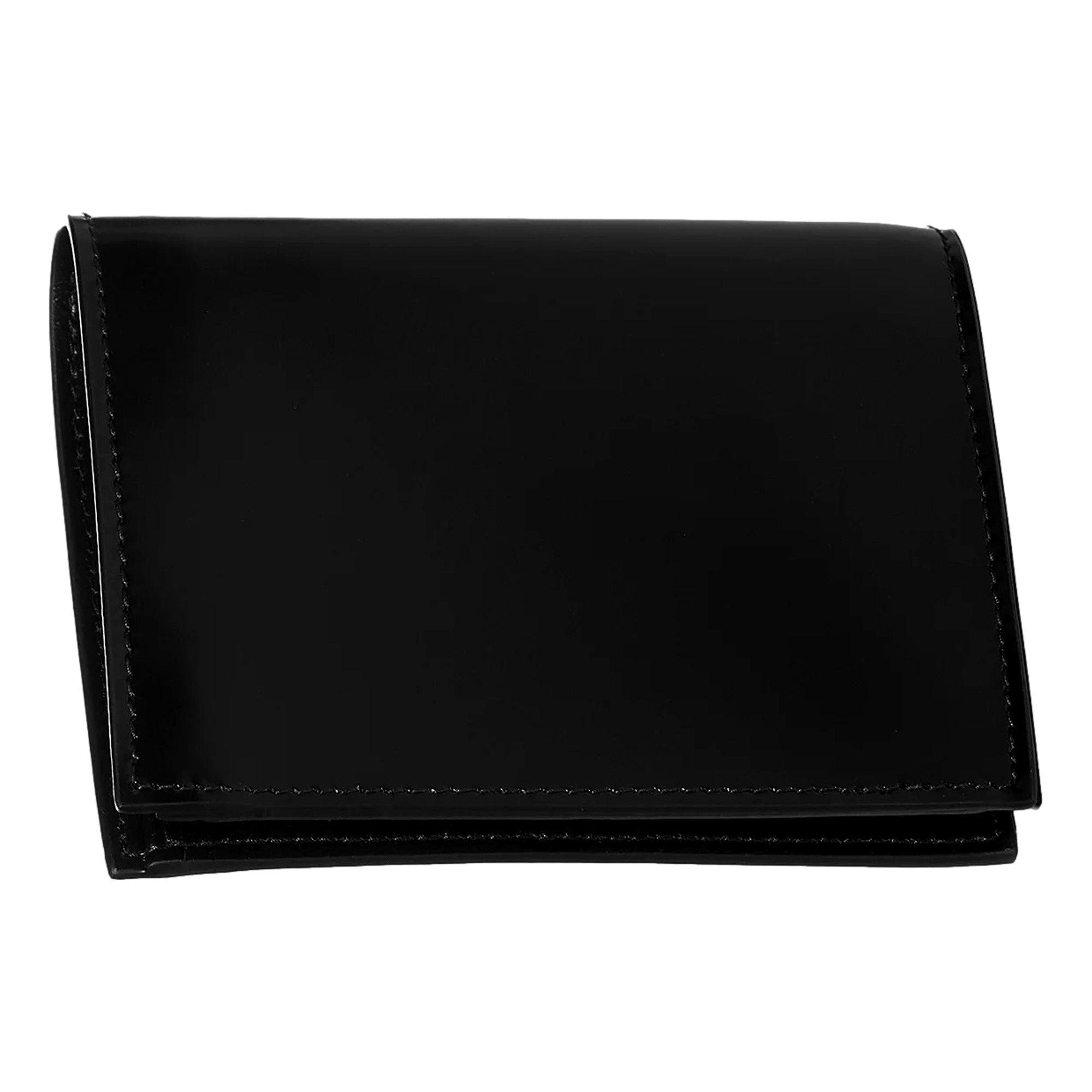 Prada Bifold Black Leather Card Holder - Elegance Meets Functionality