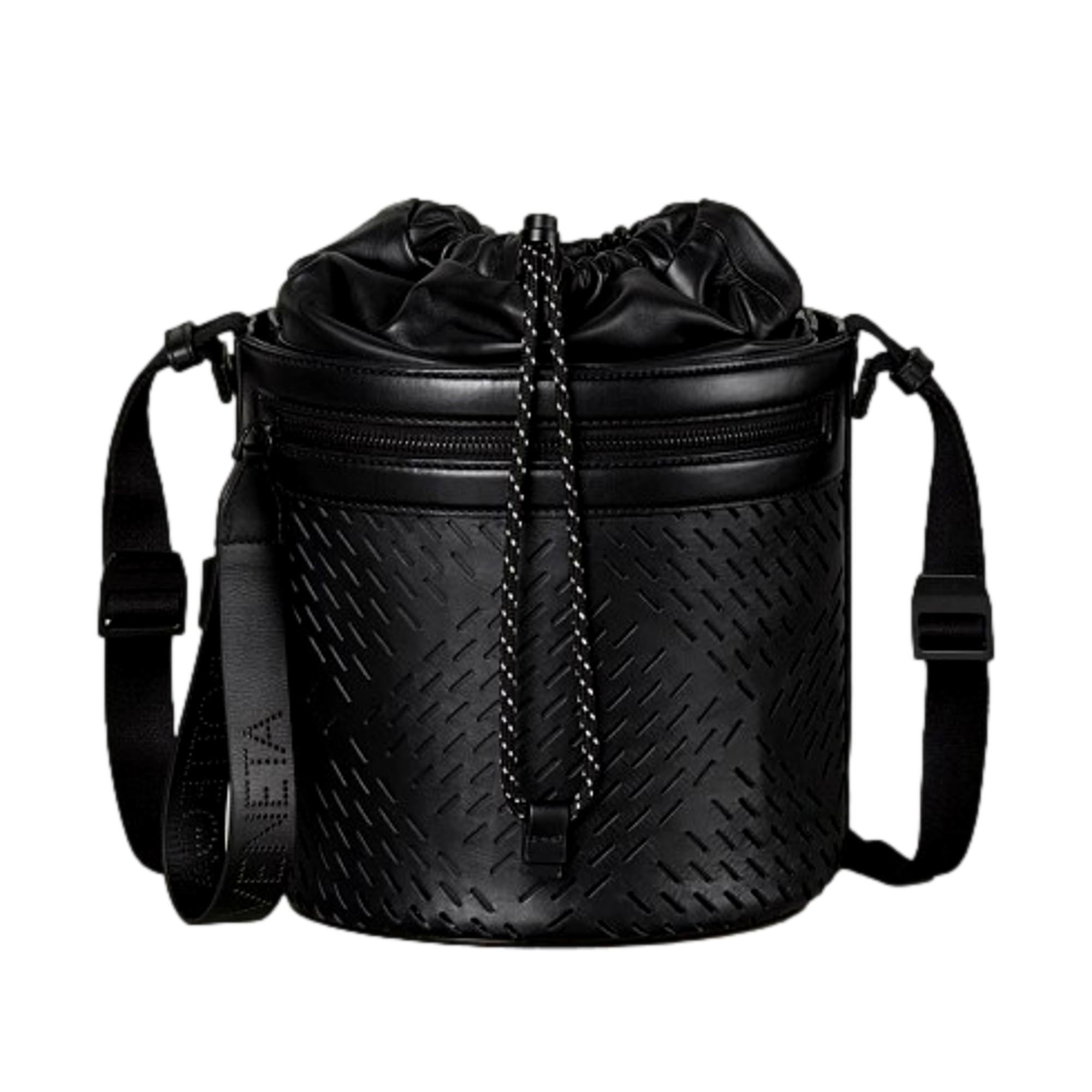Bottega Veneta Bucket Crossbody Bag - Stylish Perforated Leather
