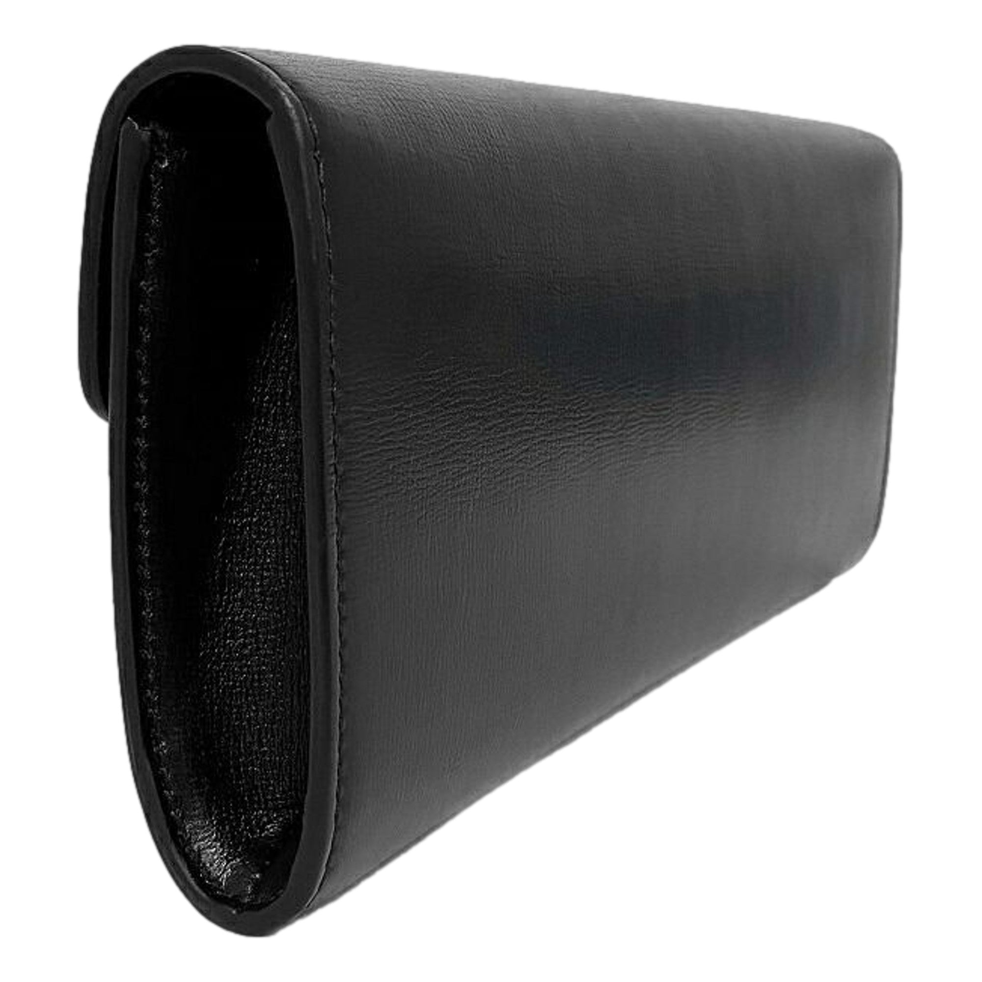 Gucci GG Black Leather Clutch - Elegant & Versatile Accessory