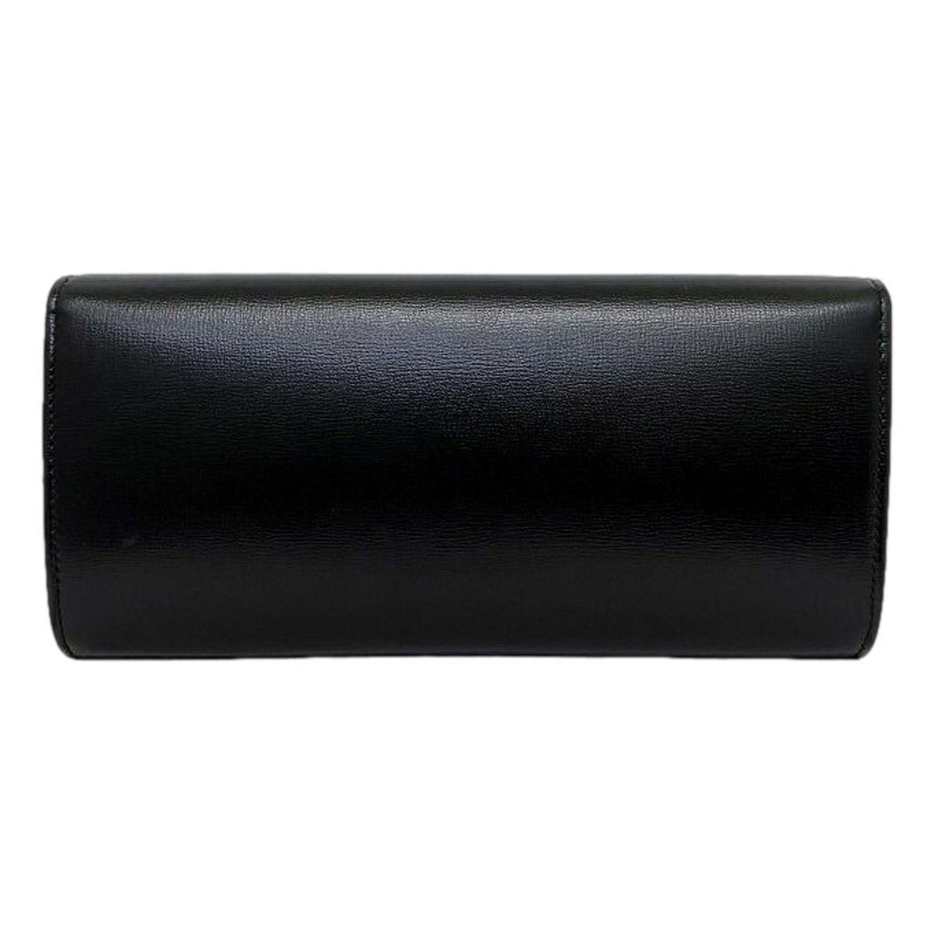Gucci GG Black Leather Clutch - Elegant & Versatile Accessory