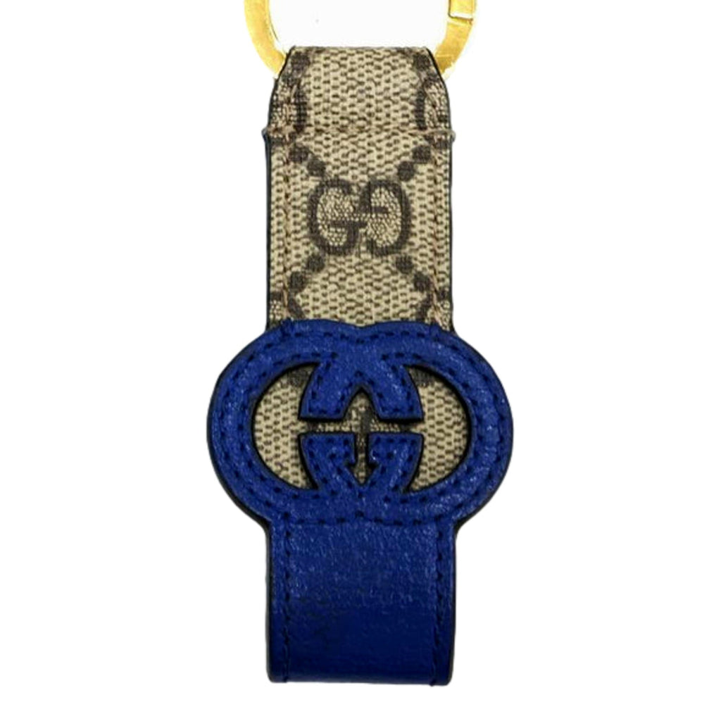 Gucci GG Supreme Canvas Keychain Charm - Elegance Meets Style