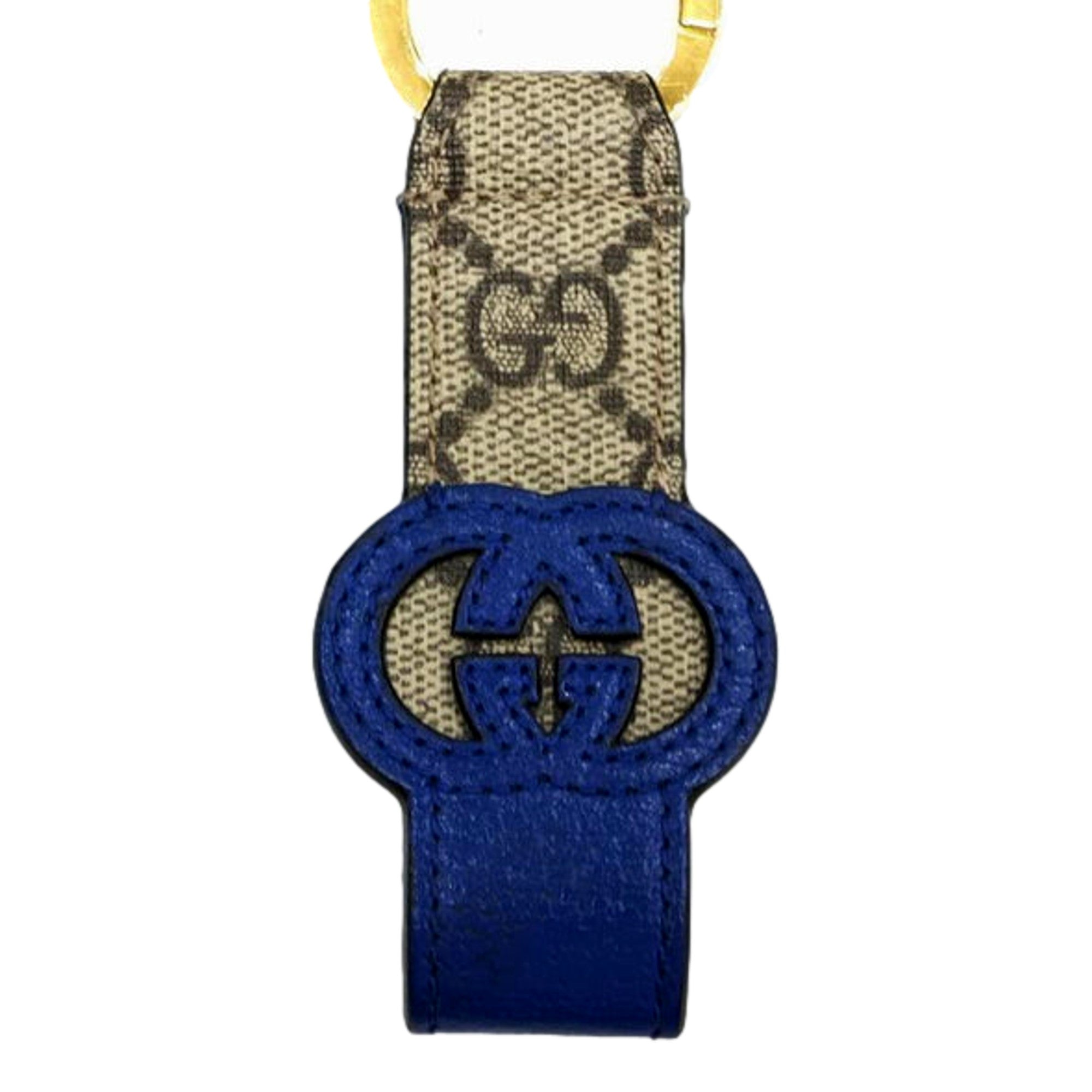 Gucci GG Supreme Canvas Keychain Charm - Elegance Meets Style