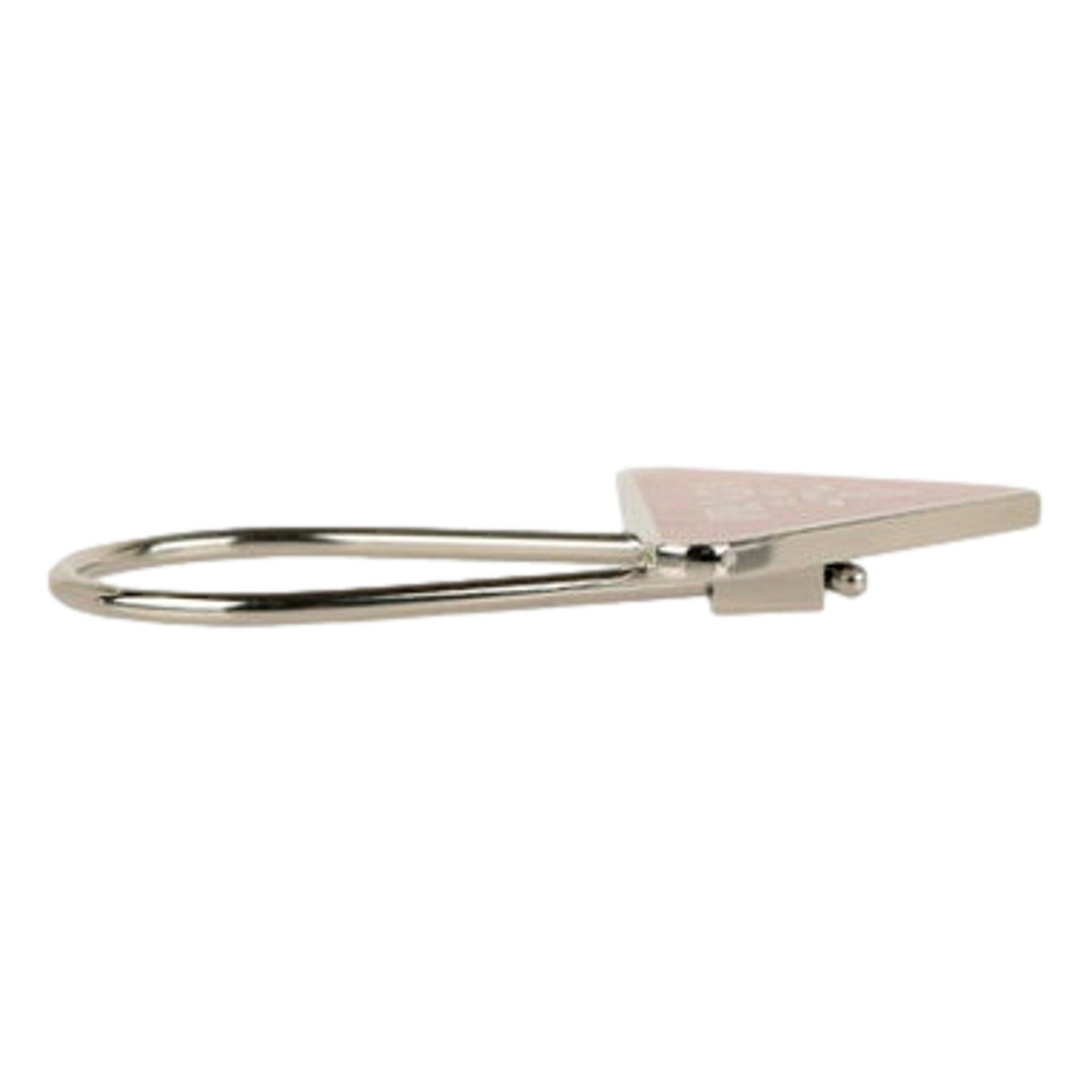 Luxurious Prada Purse Charm & Keyring - Red & Gold Triangle Logo