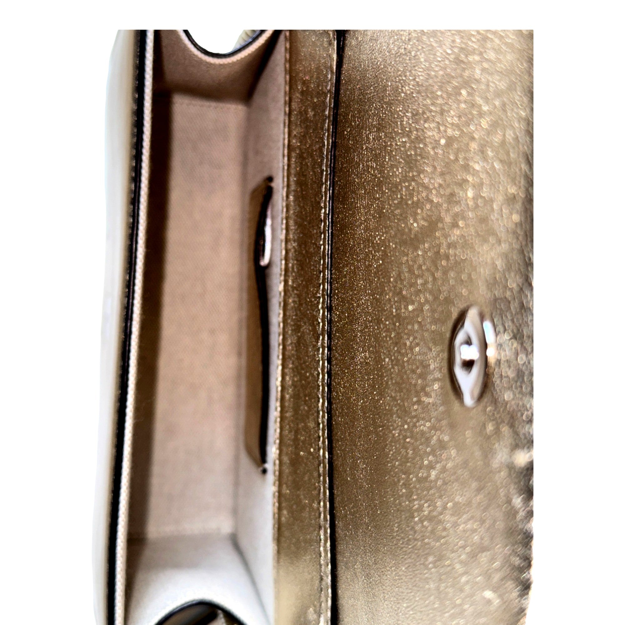 Clutch Bag, Crossbody Bag - Jimmy Choo Luxury Metal Gold Bag
