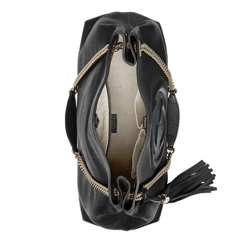 Gucci GG Medium Soho Black Shoulder Bag - Luxury Meets Practicality