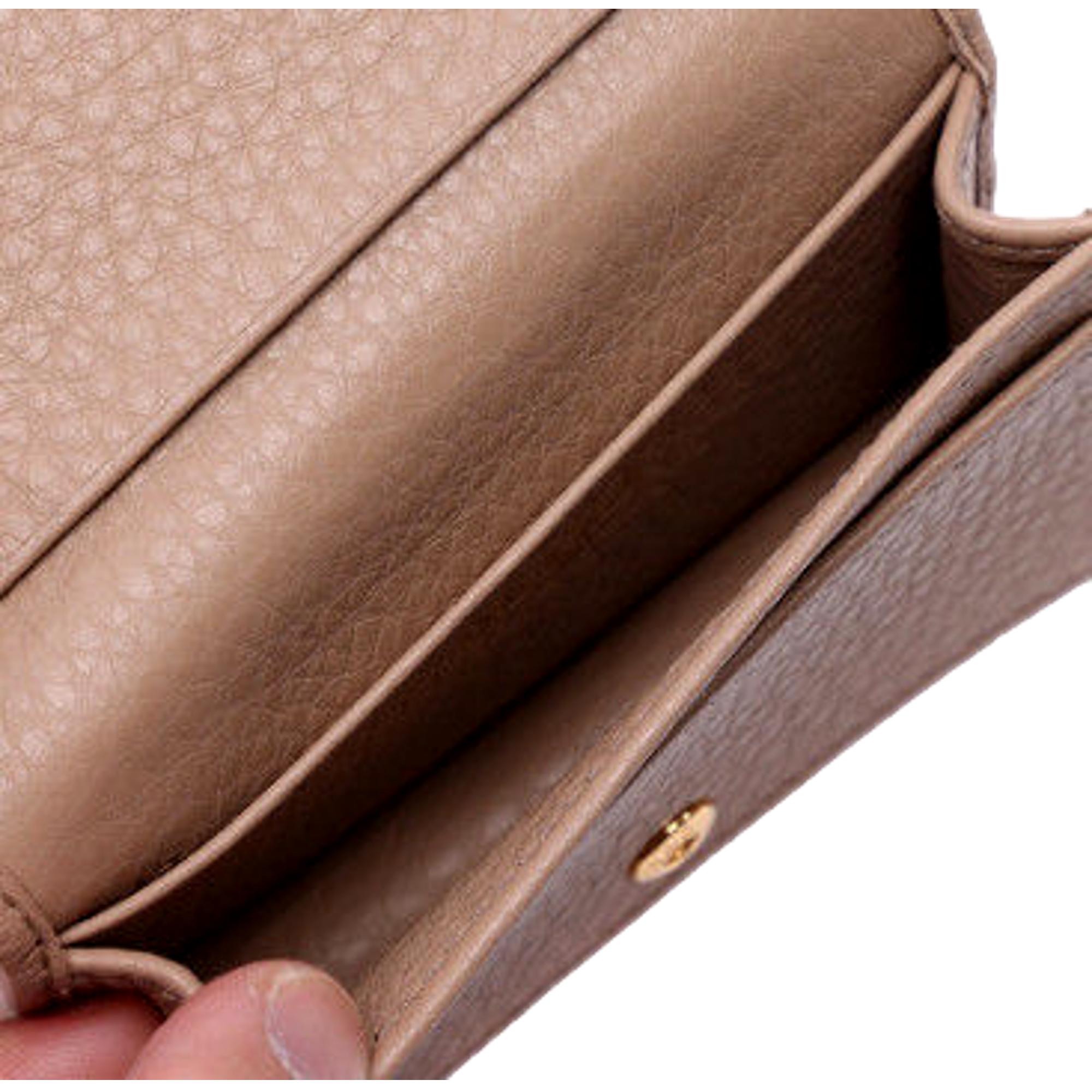 Prada Women's Vitello Grain Leather Card Case - Chic & Elegant