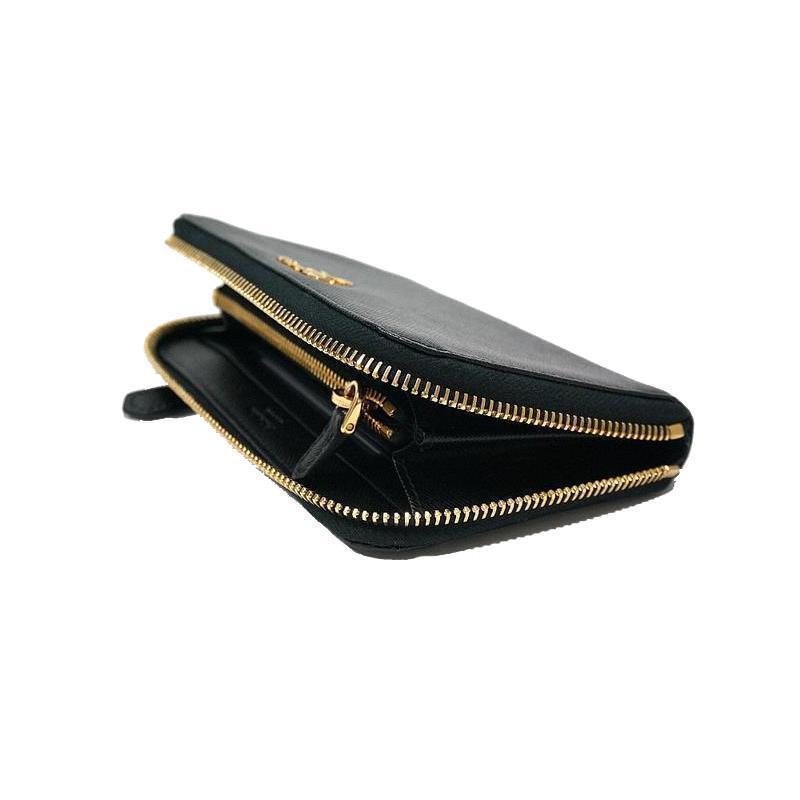 Prada Women's Black Saffiano Wallet - Stylish, Compact & Practical