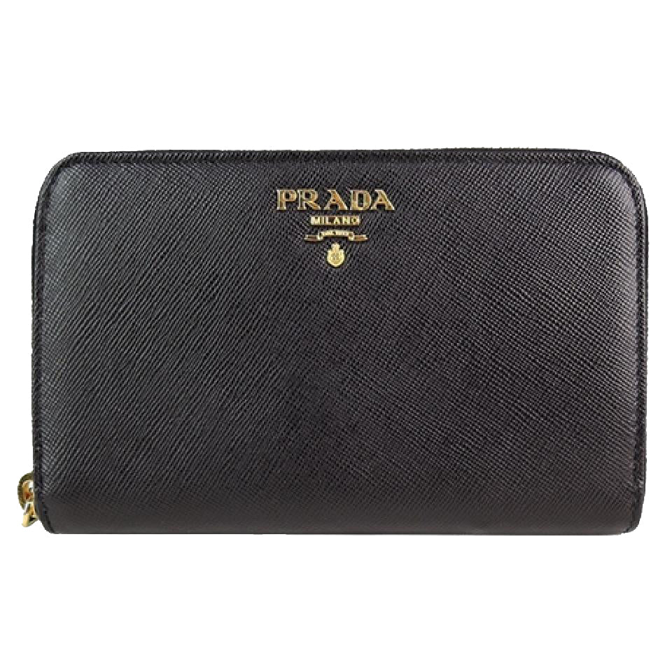 Prada Women's Black Saffiano Wallet - Stylish, Compact & Practical