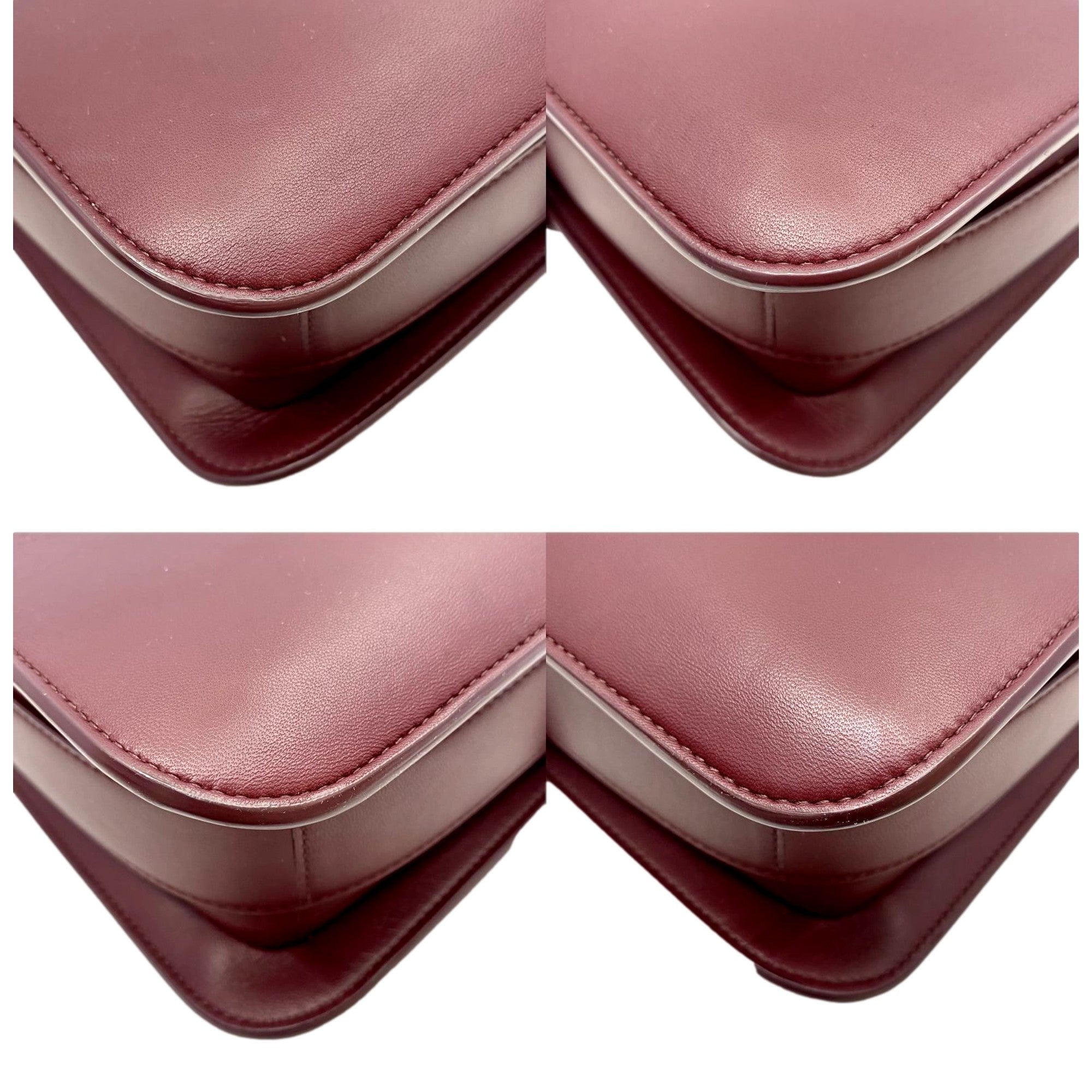 Stylish Women's Shoulder Bag - Bottega Veneta Marie in Bordeaux Red