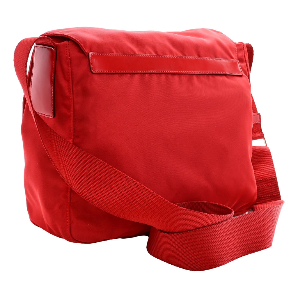 Medium Red Messenger Bag - Stylish Prada Nylon Bag for Every Day Use