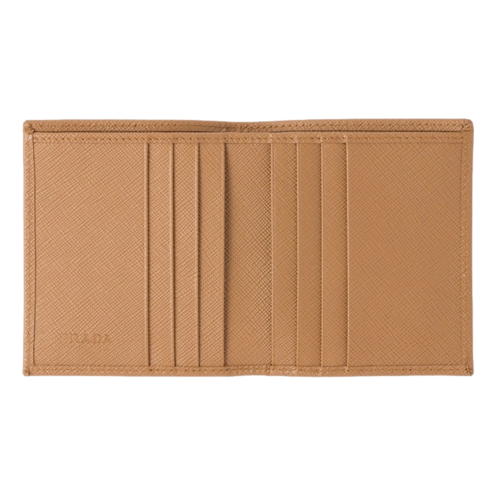 Prada Caramel Saffiano Leather Card Holder – Luxury & Style