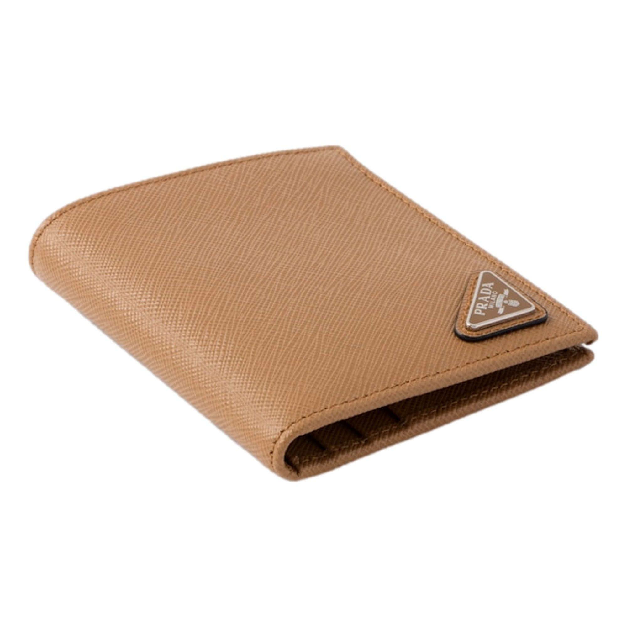 Prada Caramel Saffiano Leather Card Holder – Luxury & Style