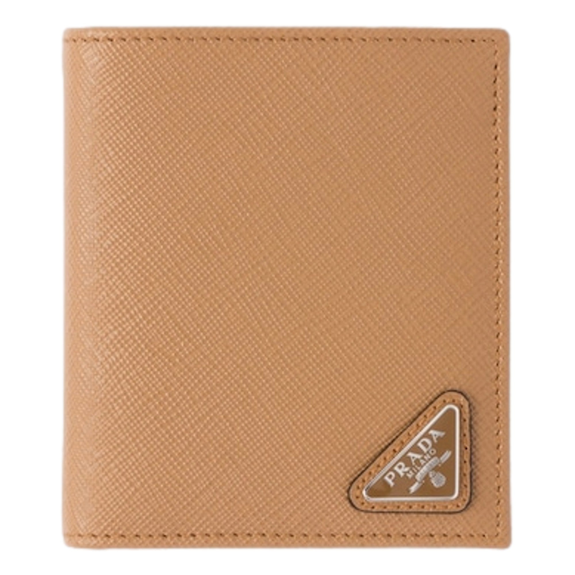 Prada Caramel Saffiano Leather Card Holder – Luxury & Style