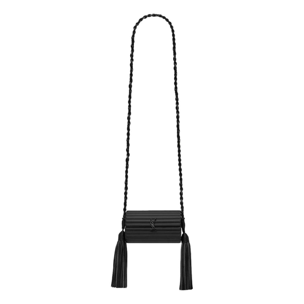 Saint Laurent Black Plexiglass Opium Box Bag - Luxury & Elegance