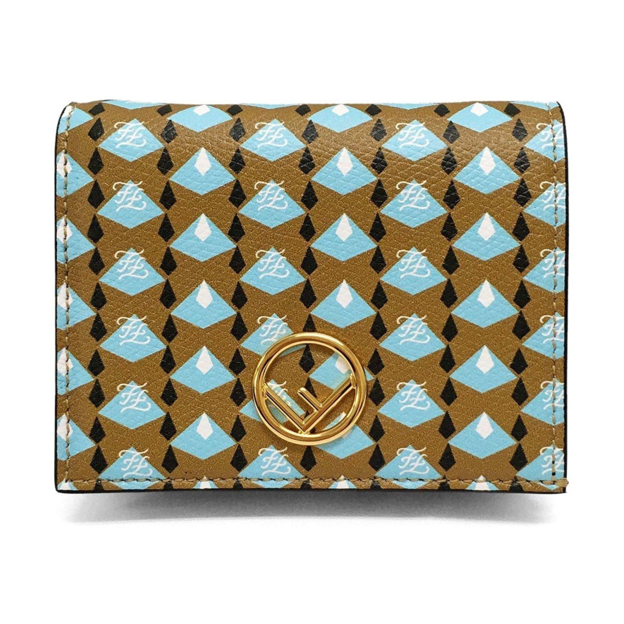 Fendi Calf Leather Bifold Wallet - Stylish & Functional Accessory
