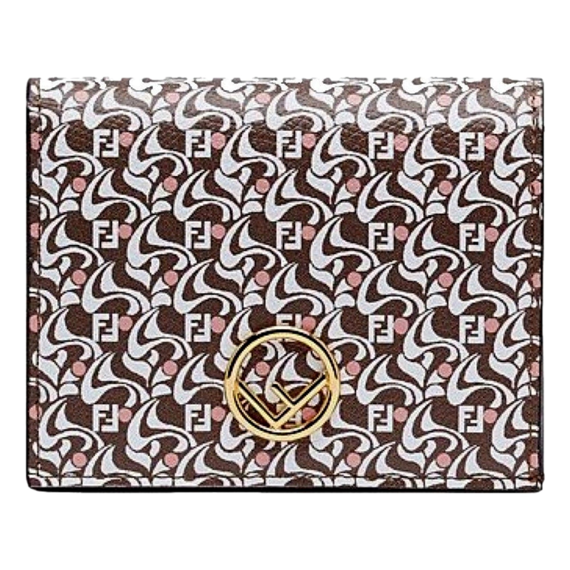 Fendi Calf Leather Bifold Wallet - Stylish, Functional, Trendy