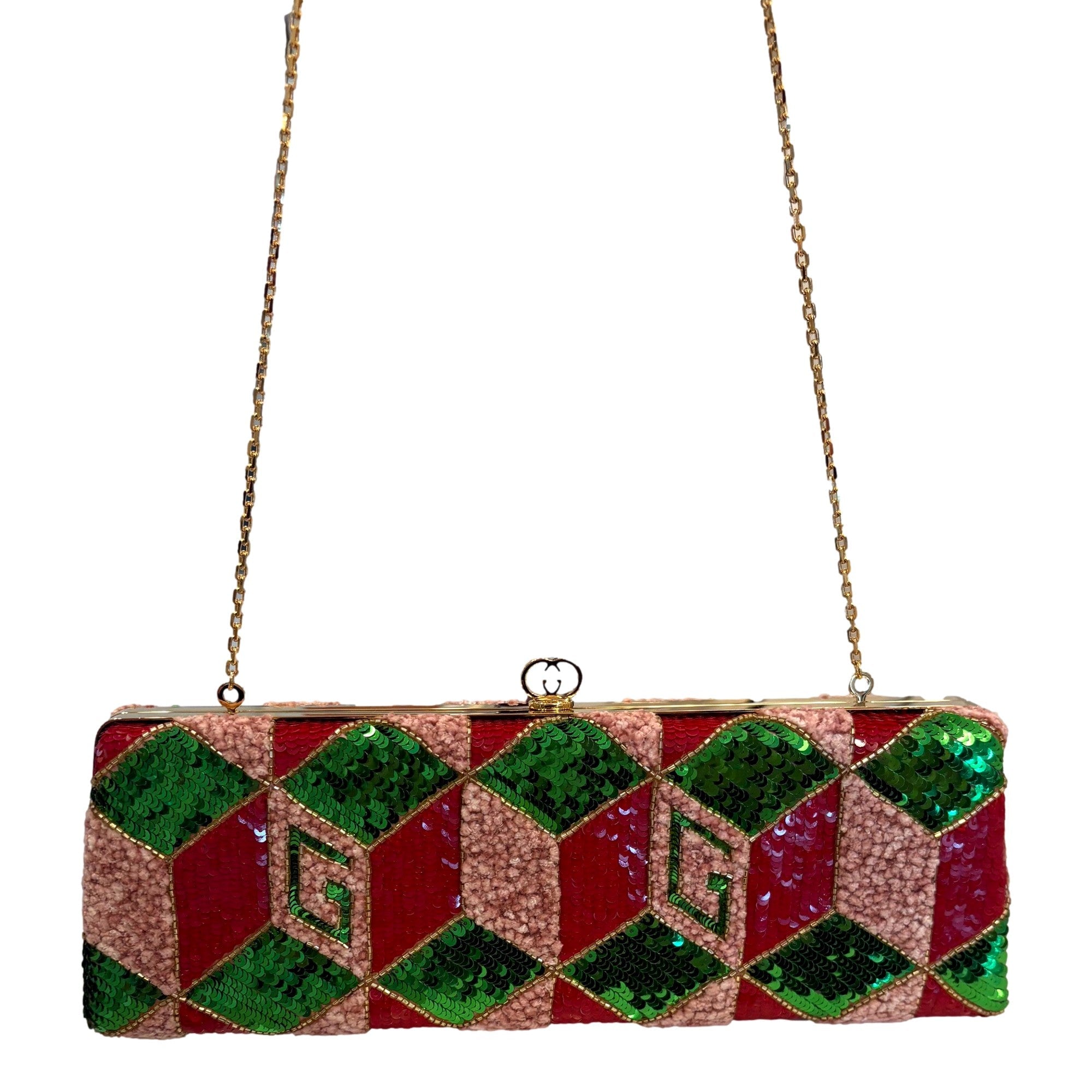 Gucci Broadway Sequined Crystal Bag - Glamorous Evening Essential