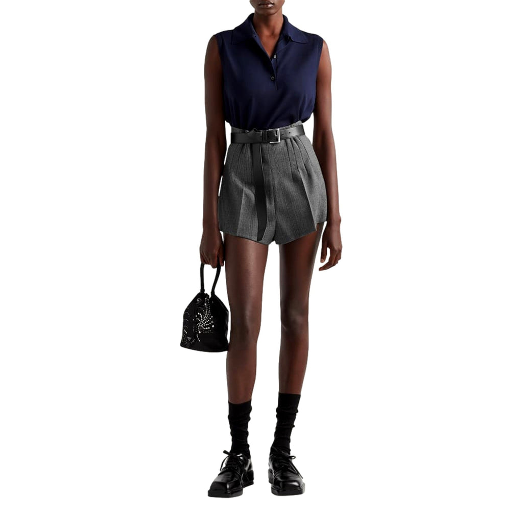 Prada Black Beaded Bucket Bag - Sustainable Elegance in Re-Nylon