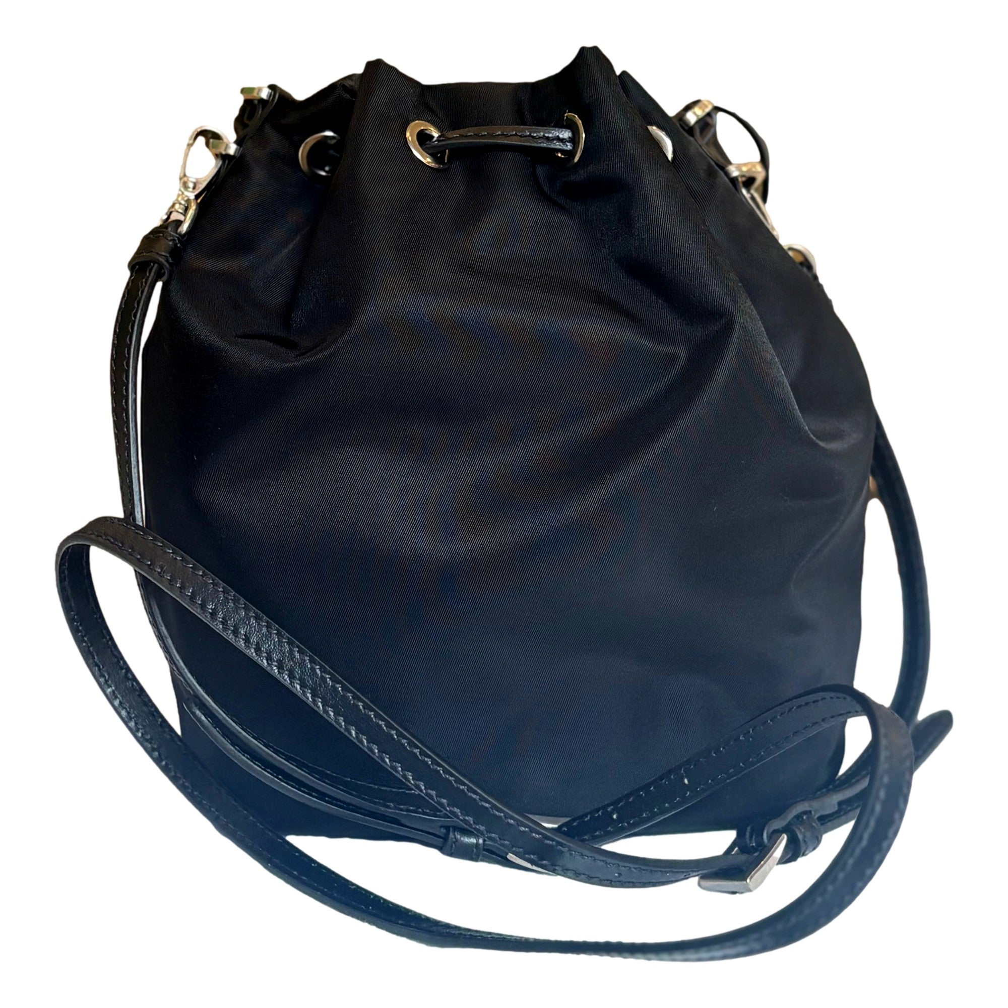 Prada Re-Nylon Black Bucket Bag - Sustainable Luxury & Style