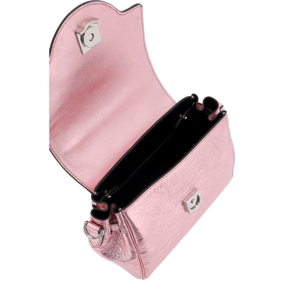 Top Handle Bag: Versace Pink Bag - Elegant & Chic Statement Piece