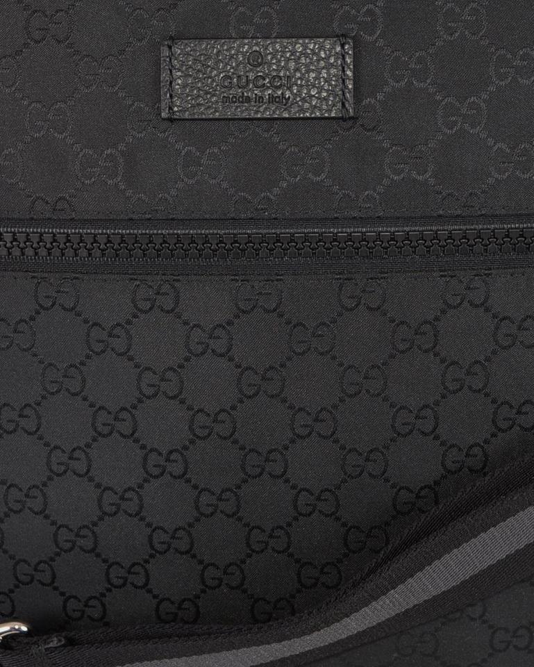 Gucci Unisex GG Black Canvas Messenger Bag - Stylish & Functional