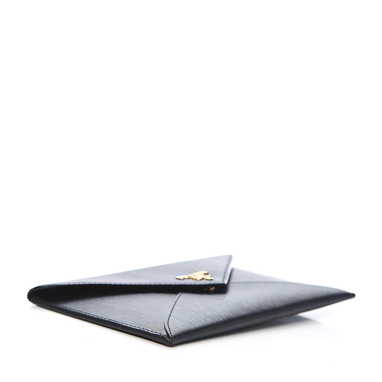 Prada Black Leather Long Wallet - Sleek, Stylish, & Functional Design