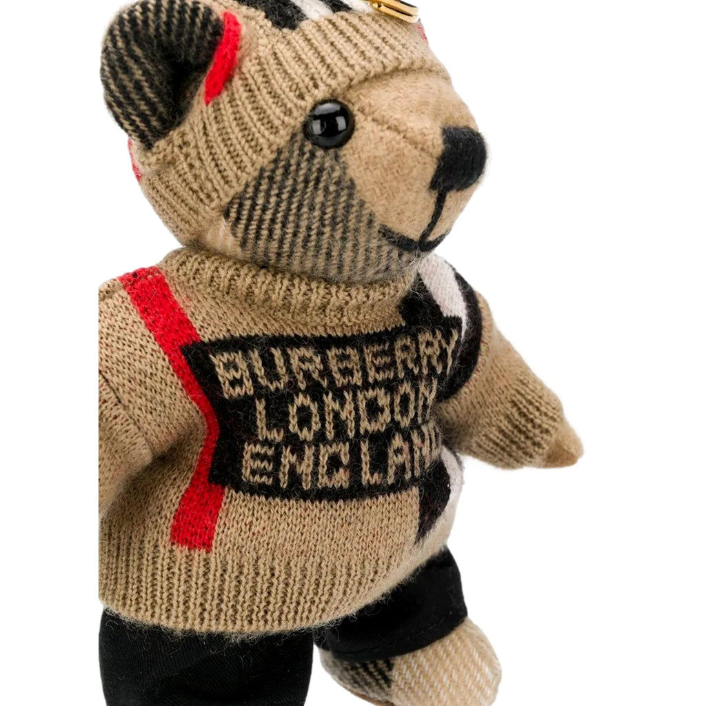 Burberry Thomas Bear Charm: Luxe Elegance for Bags & Keys
