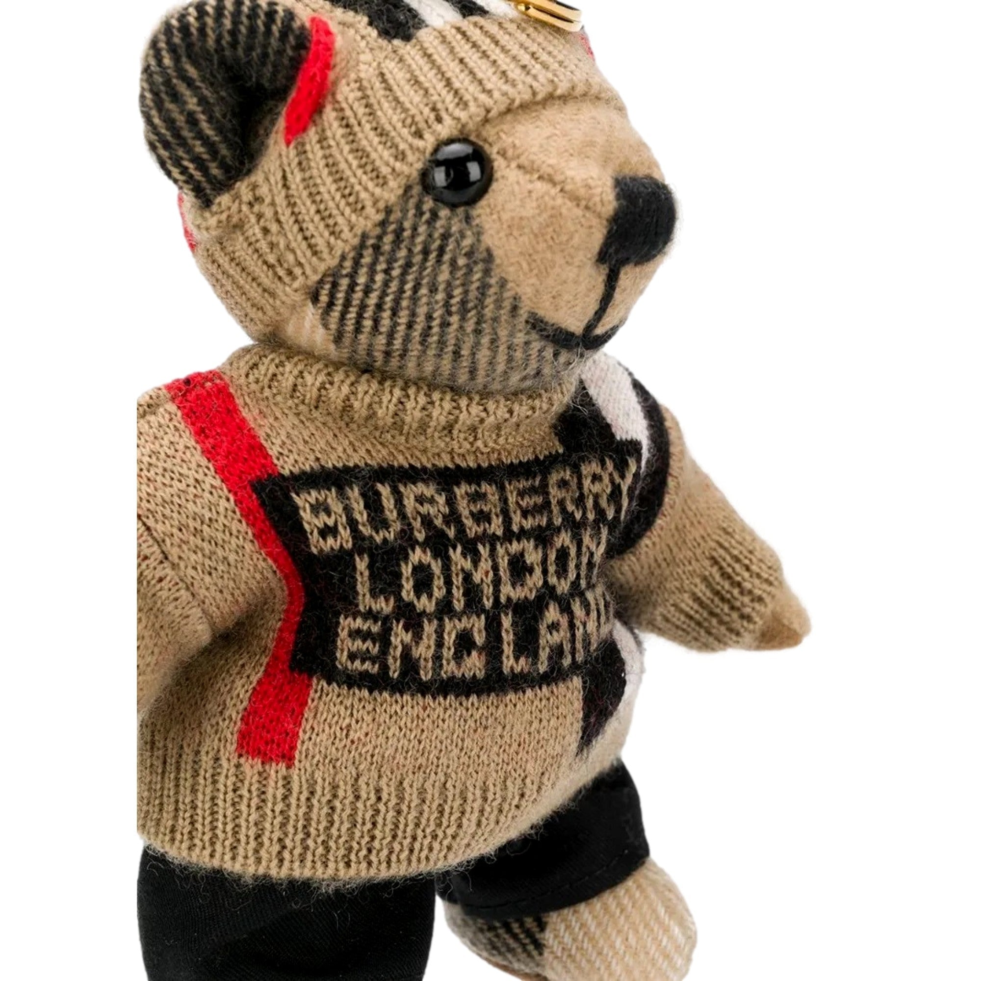 Burberry Thomas Bear Charm: Luxe Elegance for Bags & Keys