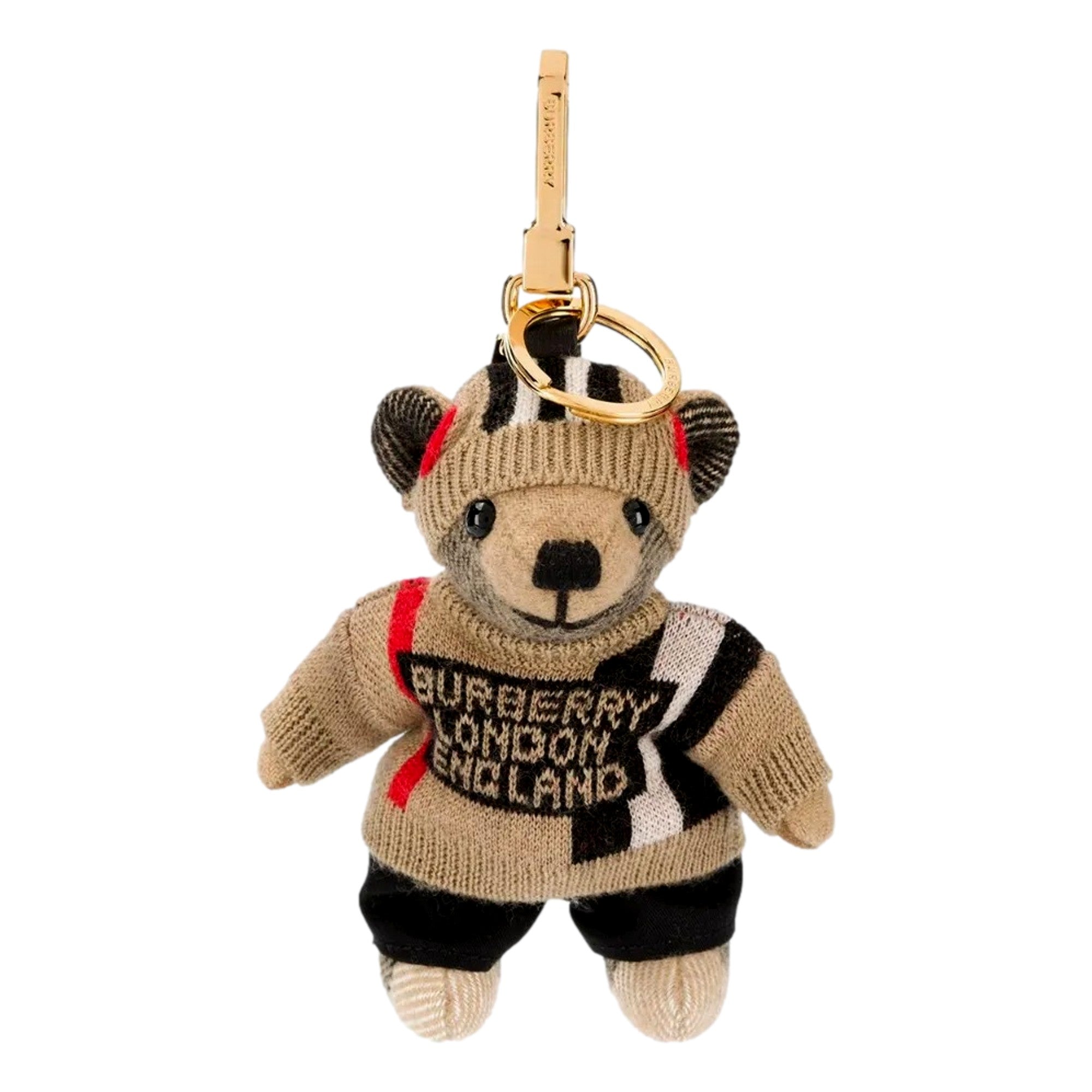 Burberry Thomas Bear Charm: Luxe Elegance for Bags & Keys