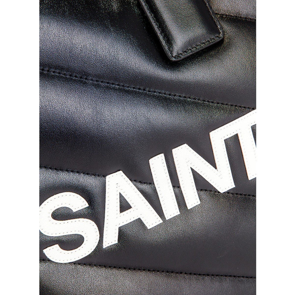 Saint Laurent Miles Black Leather Duffel - Stylish & Functional Bag