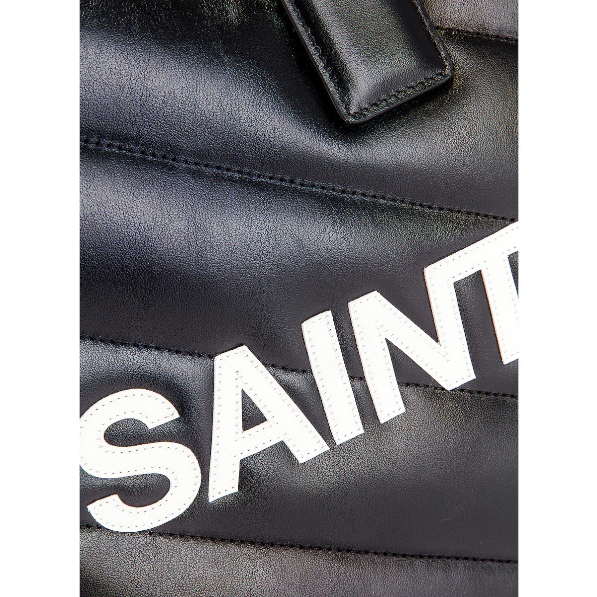 Saint Laurent Miles Black Leather Duffel - Stylish & Functional Bag