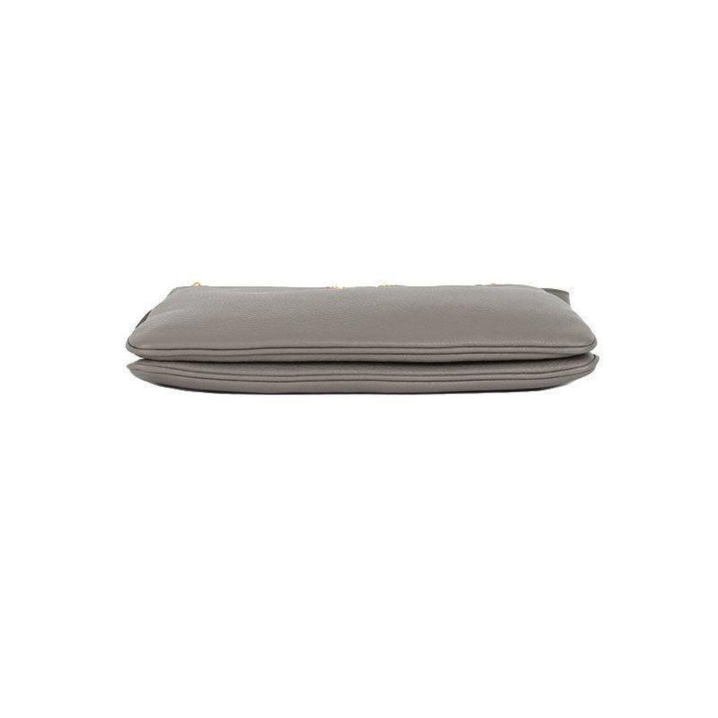 Prada Vitello Phenix Gray Crossbody - Chic Design, Ample Space