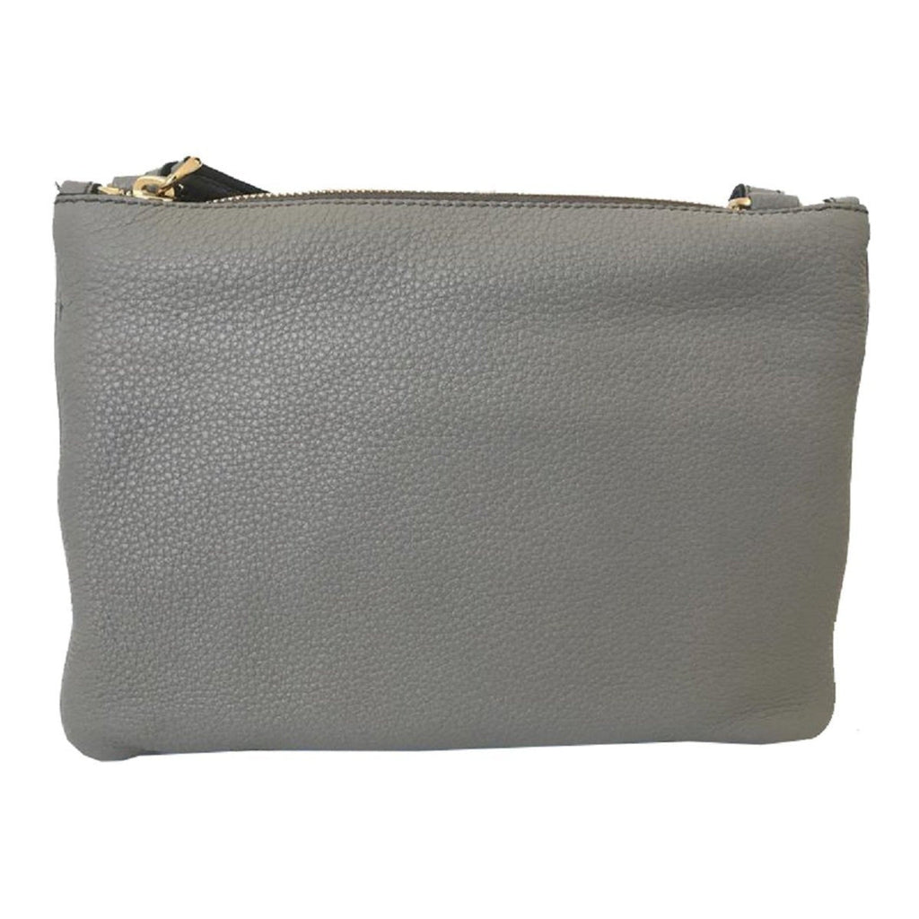 Prada Vitello Phenix Gray Crossbody - Chic Design, Ample Space