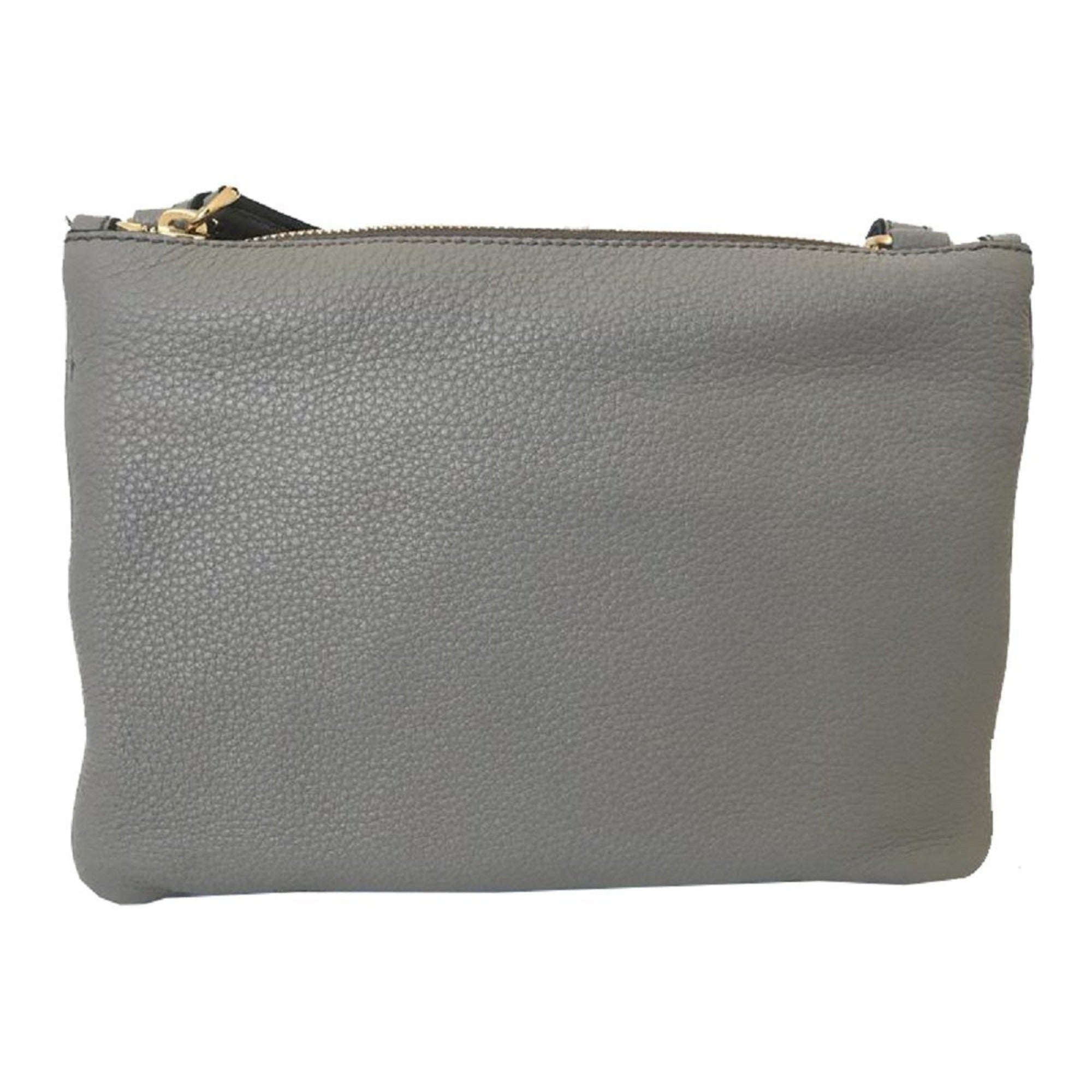 Prada Vitello Phenix Gray Crossbody - Chic Design, Ample Space