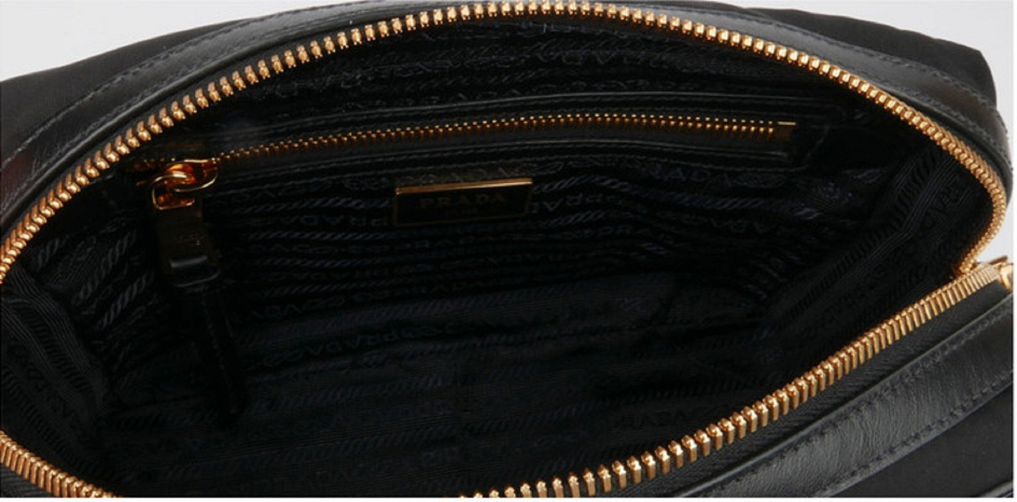 Prada Black Tessuto Nylon Crossbody - Chic & Practical Everyday Bag