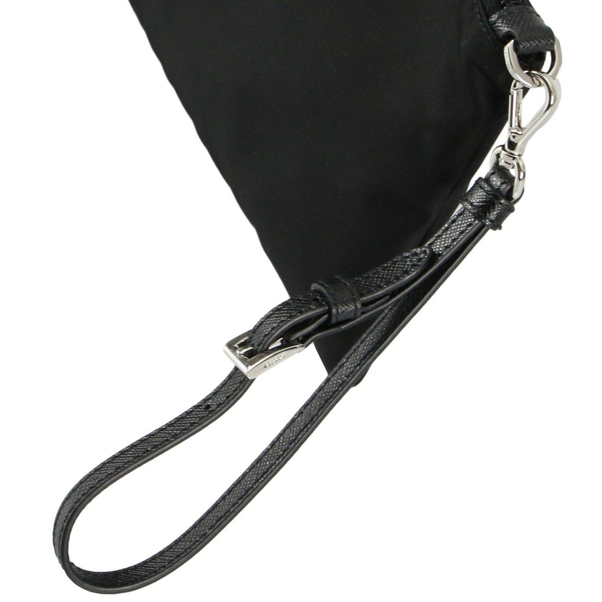 Prada Black Tessuto Nylon Wristlet Clutch - Sleek & Functional Design