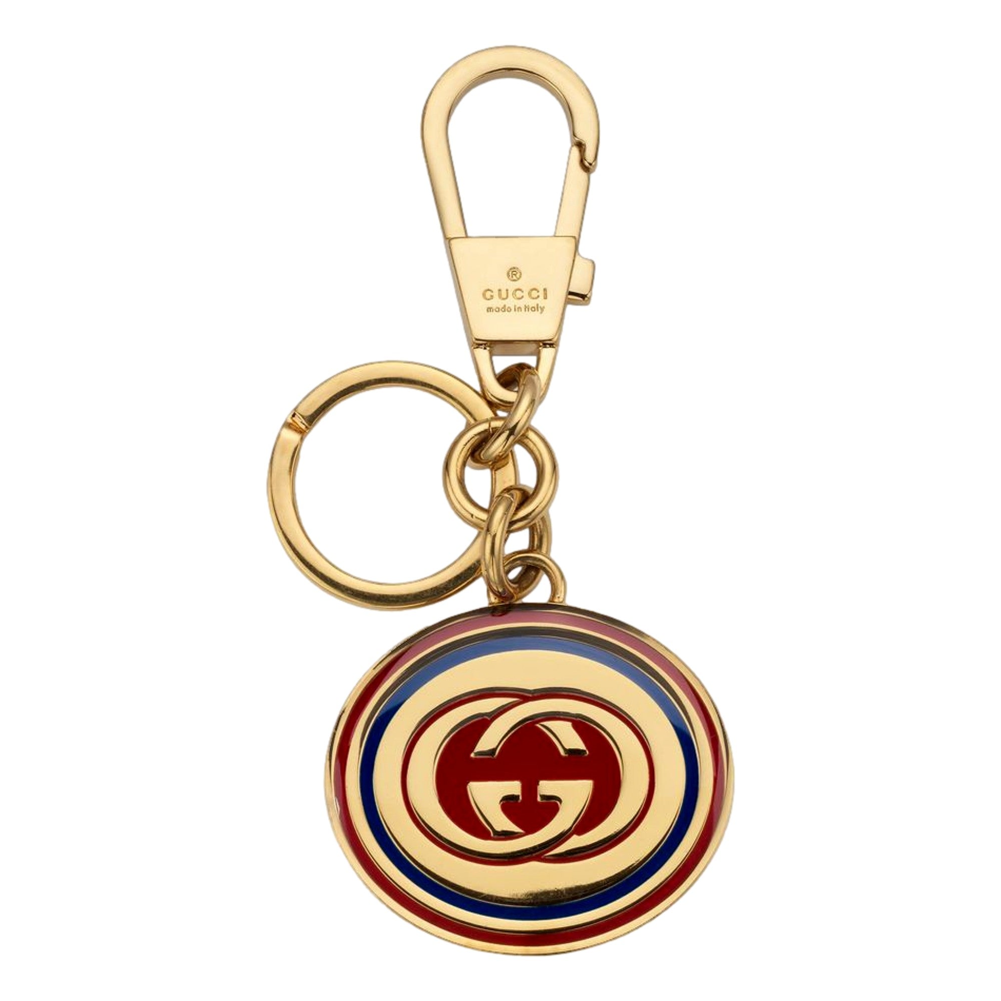 Gucci Interlocking G Keychain: Luxurious Multicolor Bag Charm