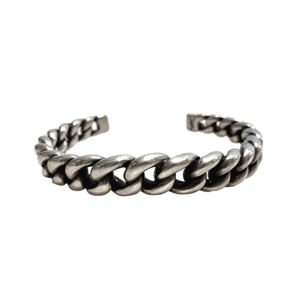 Elevate Your Style: Saint Laurent Gunmetal Chain Link Bracelet