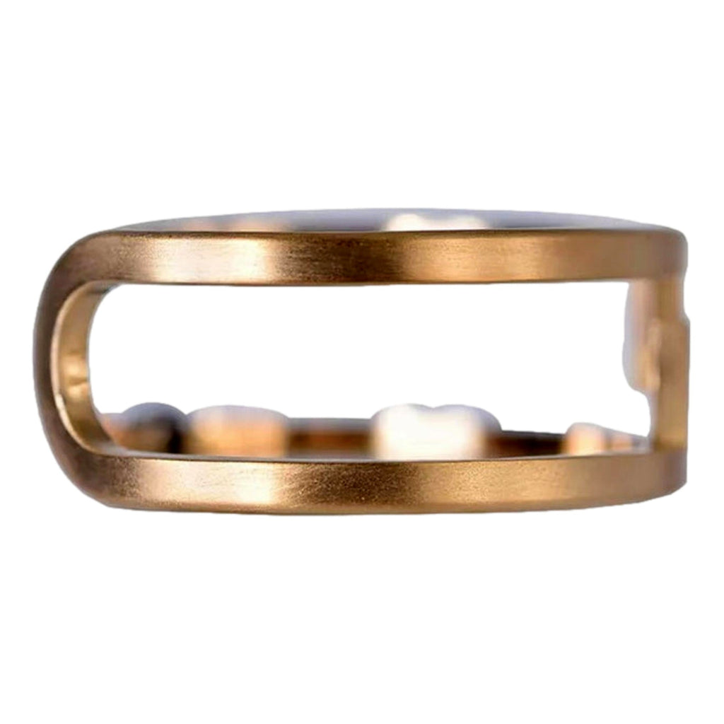 Fendi Luxury Jewelries: Gold-Finish O'Lock Cuff Bracelet for Women