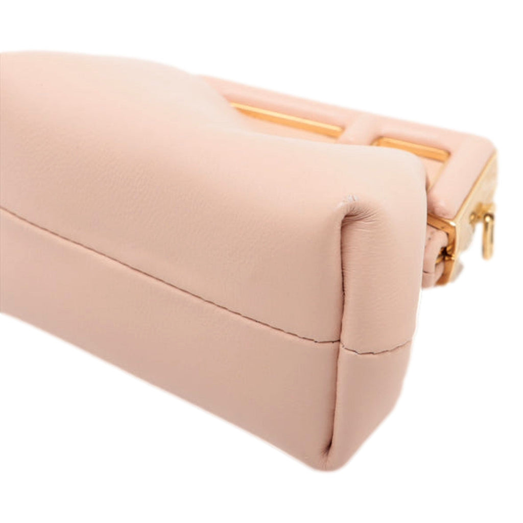 Fendi Charm Pouch Bag: Powder Pink Leather Elegance Pouch