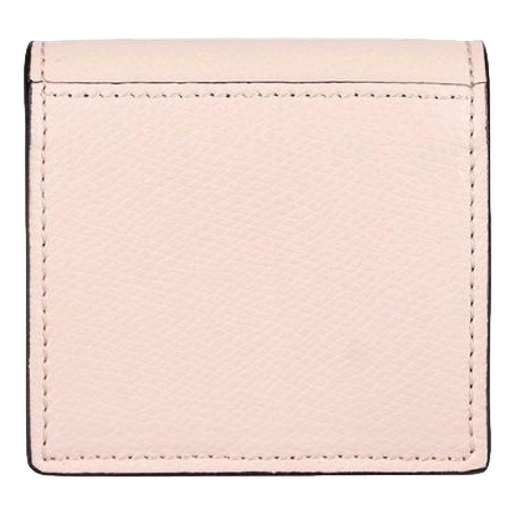 Fendi Poudre Pink Coin Case - Luxurious Calf Leather & Gold Logo