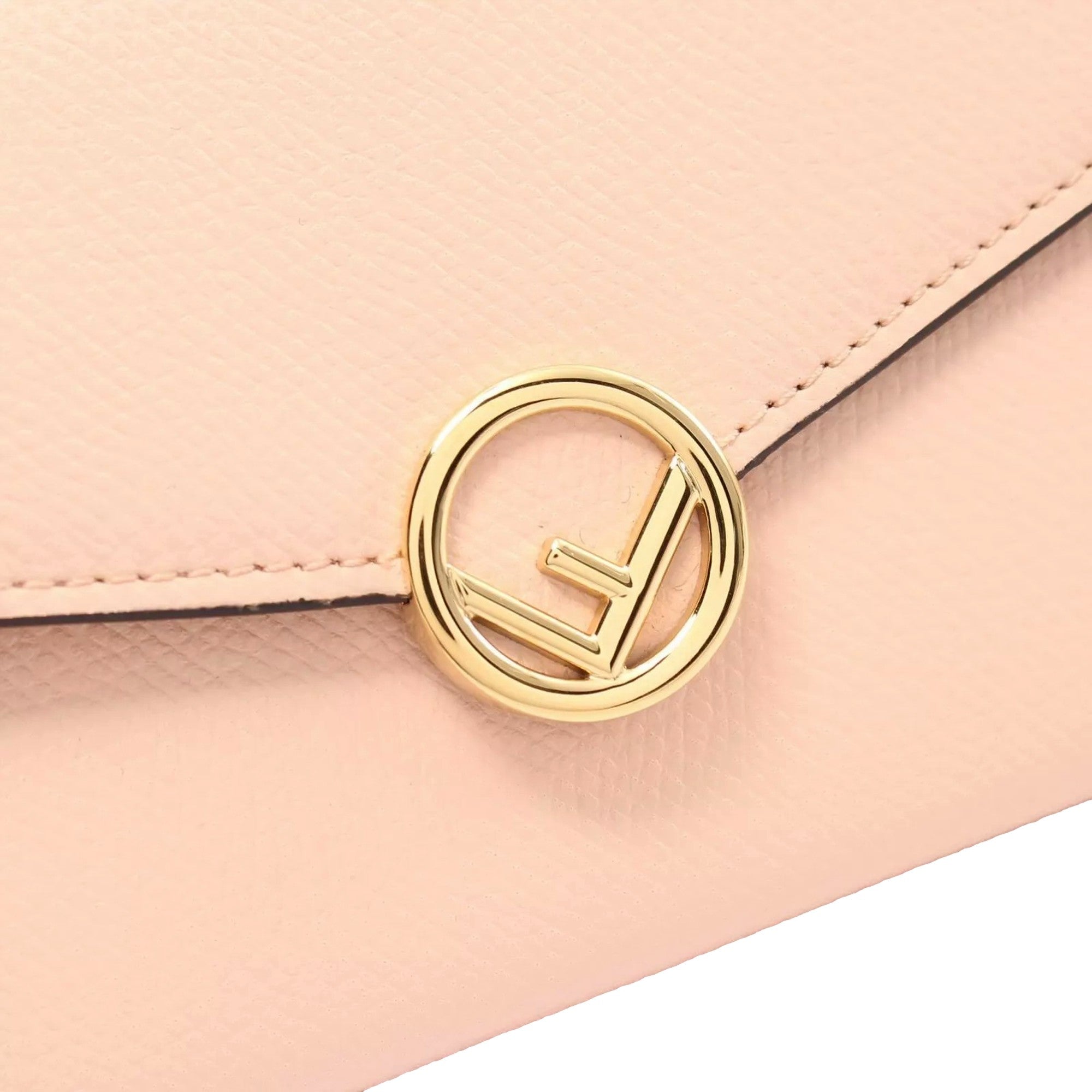 Elegant Envelope Wallet: Fendi Womens Wallet in Light Rose Beige Pink