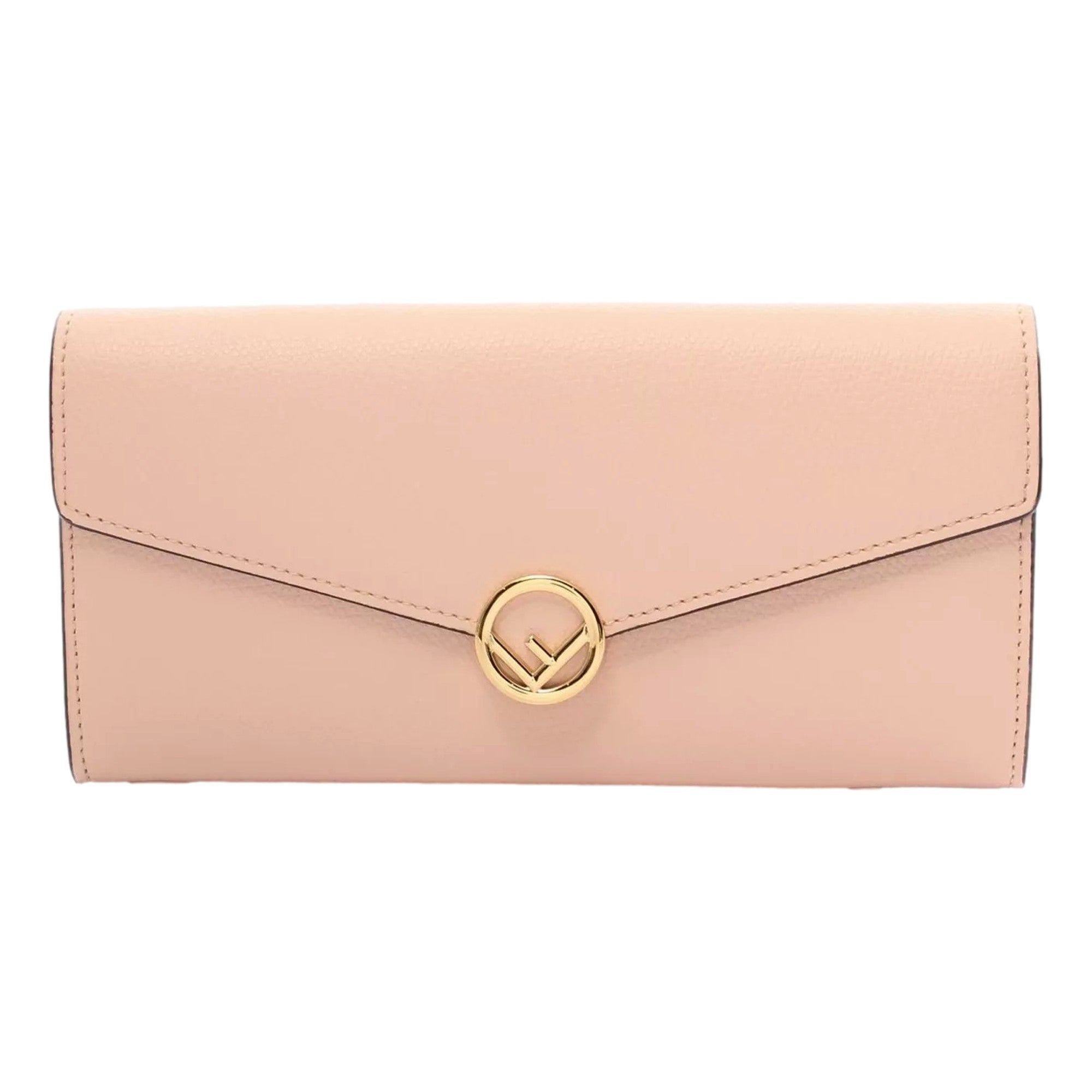 Elegant Envelope Wallet: Fendi Womens Wallet in Light Rose Beige Pink