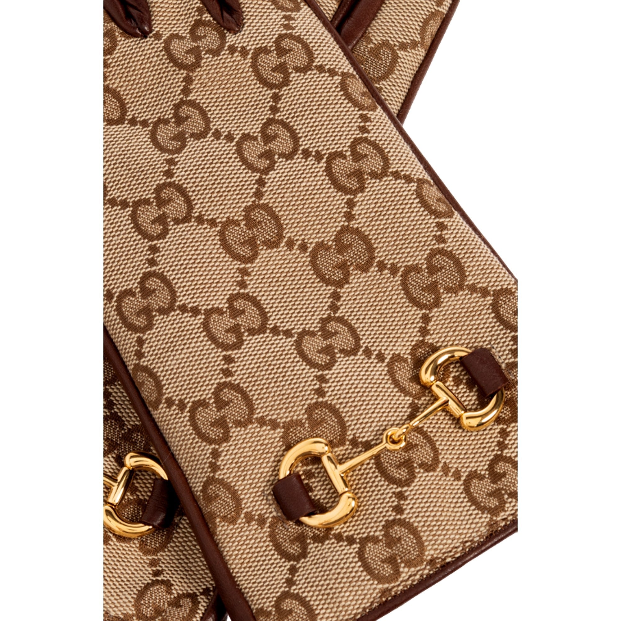 Gucci Monogram Leather Gloves - Elegance & Warmth in Style