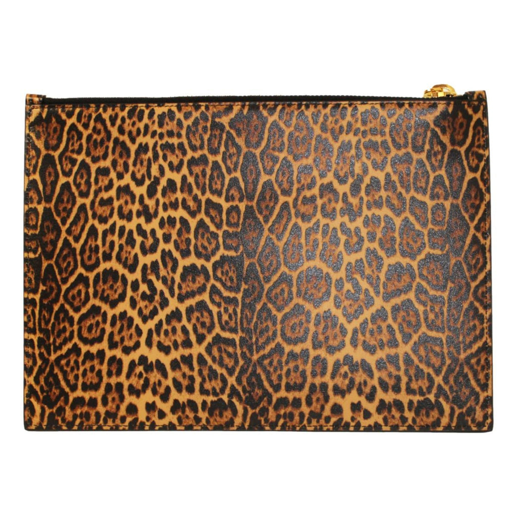 Saint Laurent Leopard Calfskin Medium Pouch: Luxurious Style &