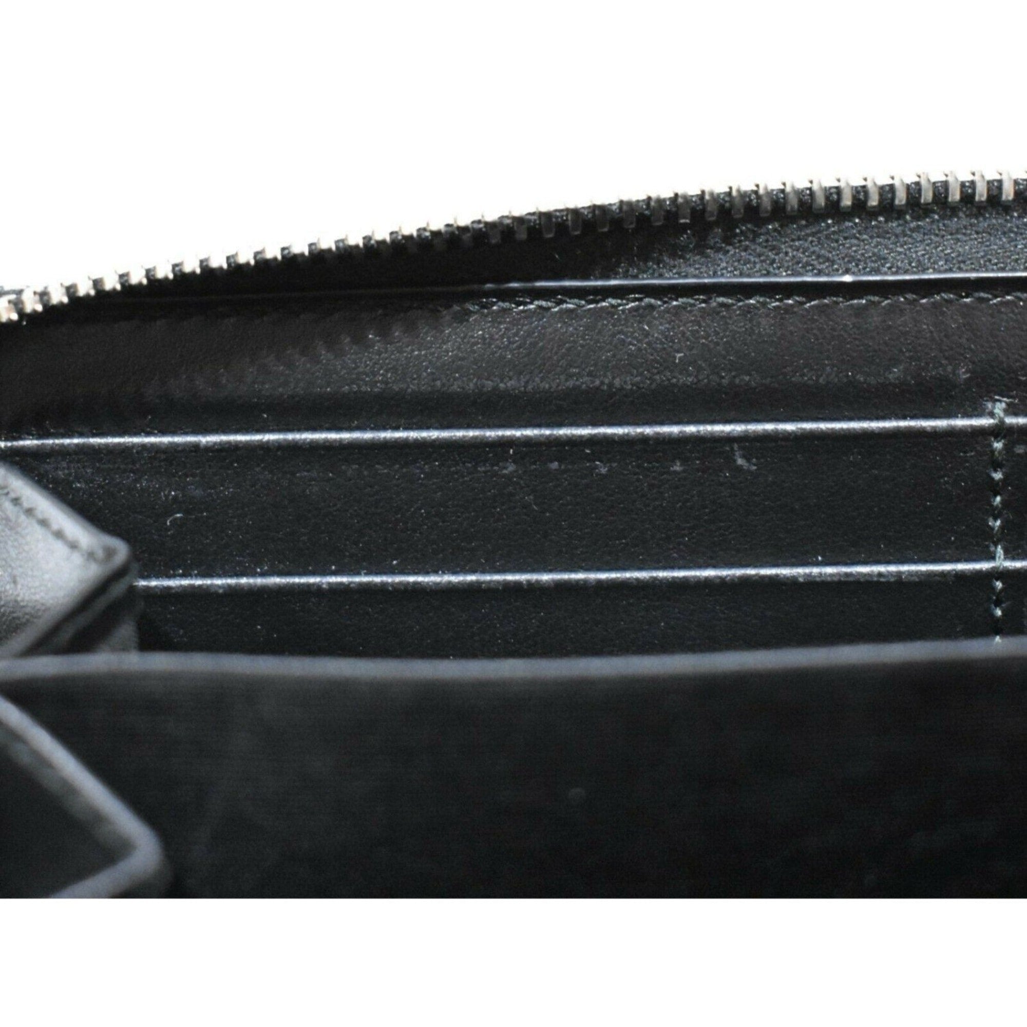 Gucci Black Leather Wallet | Rainbow Lightning Logo & Luxury Design
